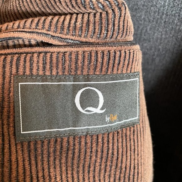 Q by Flynt Brown Corduroy Blazer 38R - Picture 4 of 4